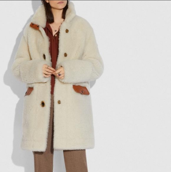Coach Shearling Coat - Picture 13 of 13